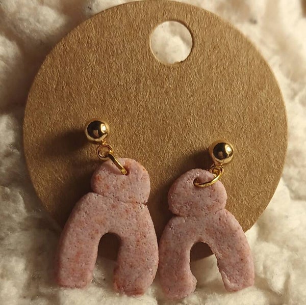 natuurlijke boogjes oorbellen