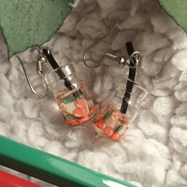 drinkflesjes oorbellen