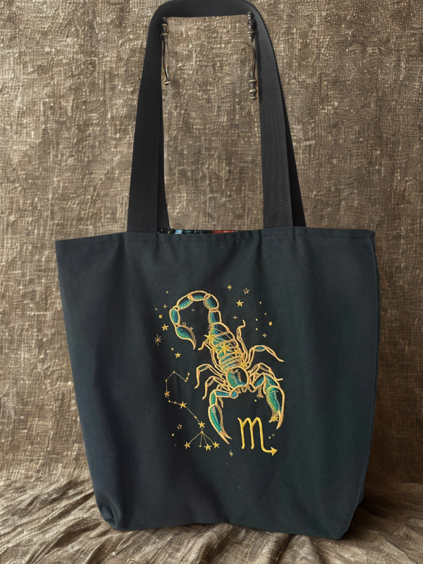 Scorpio Zodiac Astrology Tote Bag