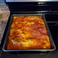 Homemade lasagna dishes