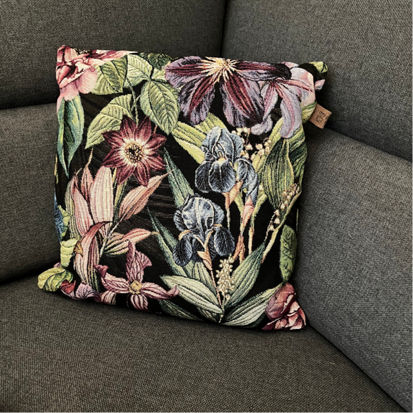 Pudebetræk blå iris