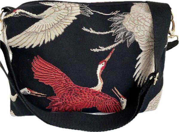 DIY crossover taske i gobelin.