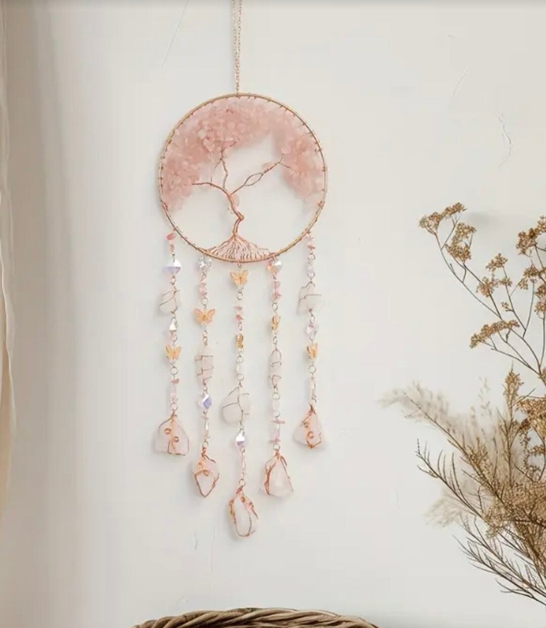 Livets træ m/rose quarts