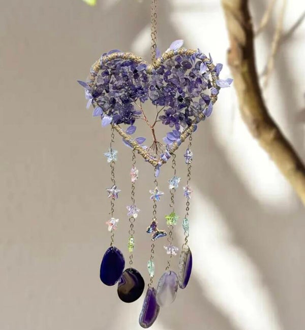 Livets træ m/ametyst lilla