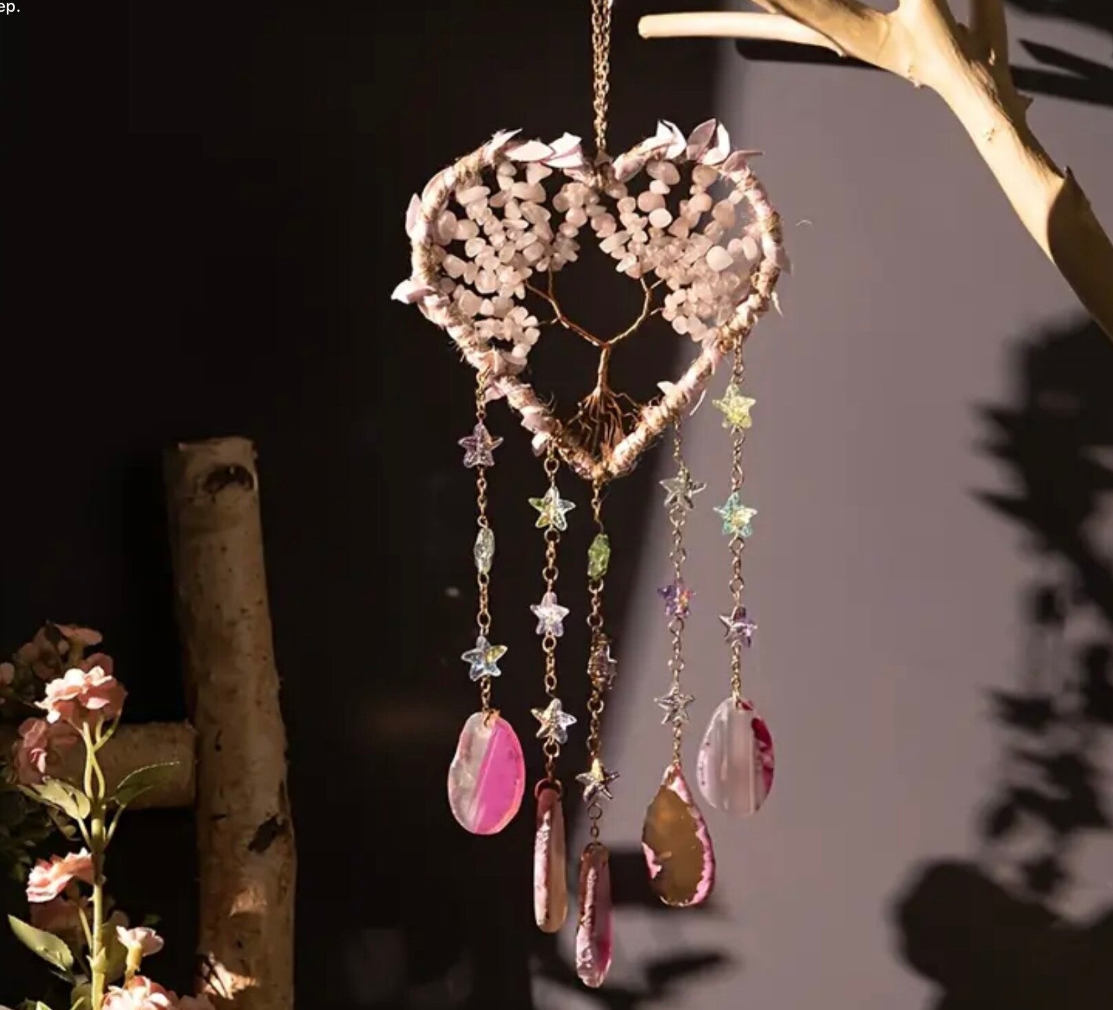 Livets træ m/rose quarts