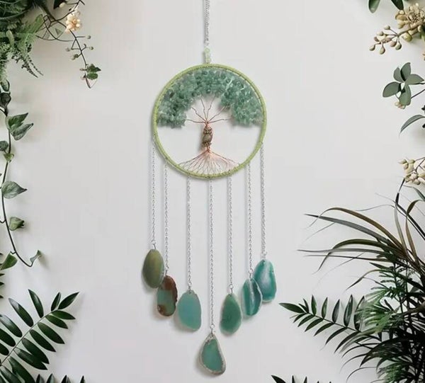 Livets træ Grøn aventurine krystal