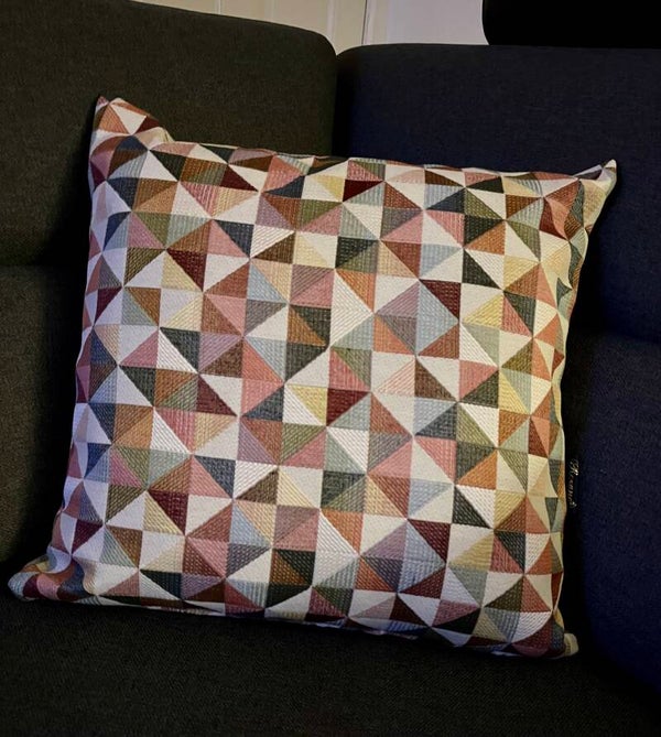 Pudebetræk pastel tern