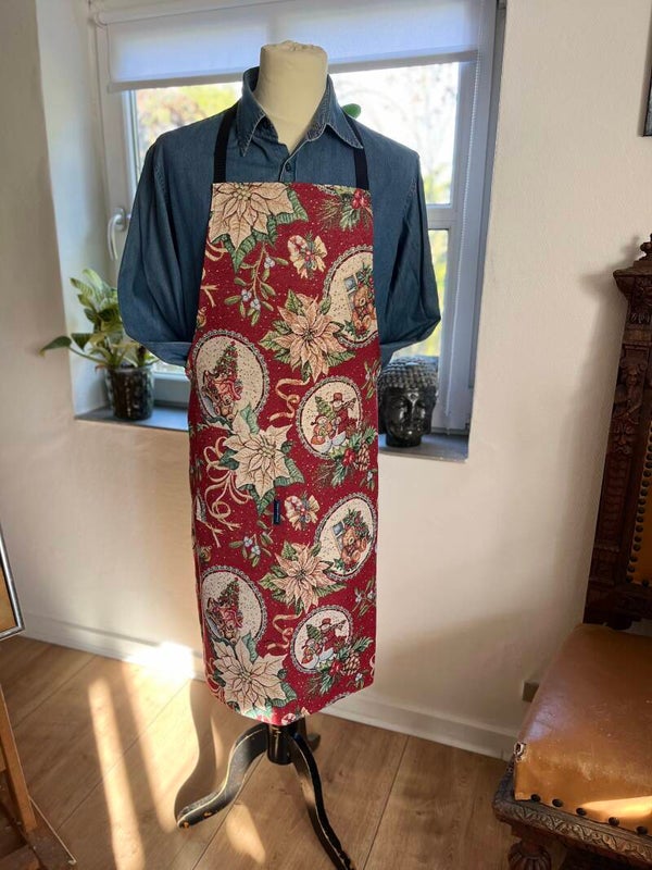 Forklæde i gobelin julemotiv 7