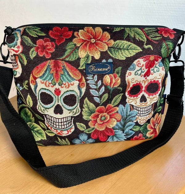 Crossover Taske skelet sort