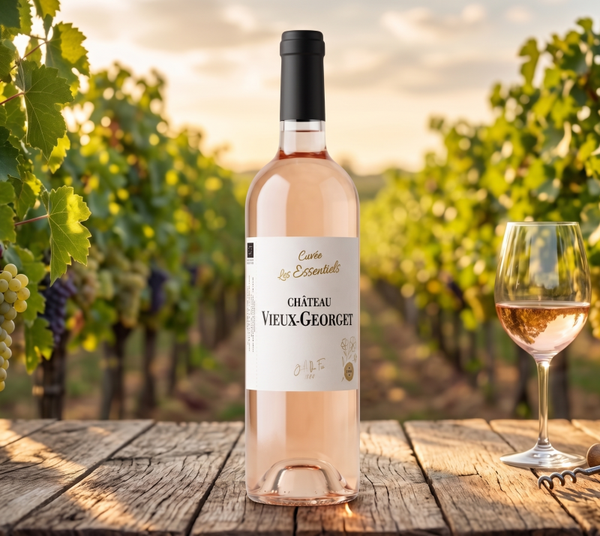 CHÂTEAU VIEUX-GEORGET Cuvée Les Essentiels Rosé — Vin rosé bio de Bordeaux