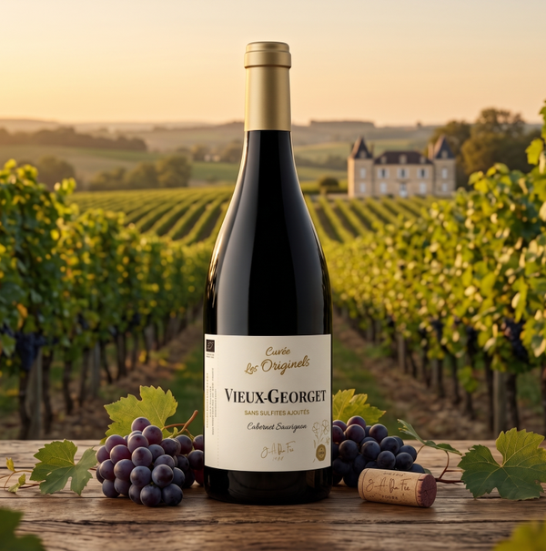 VIEUX-GEORGET "Cuvée Les Originels" Cabernet Sauvignon — Vin bio sans sulfites ajoutés