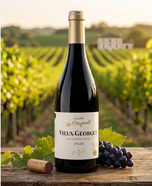 VIEUX-GEORGET "Cuvée Les Originels" Merlot — Vin bio sans sulfites ajoutés