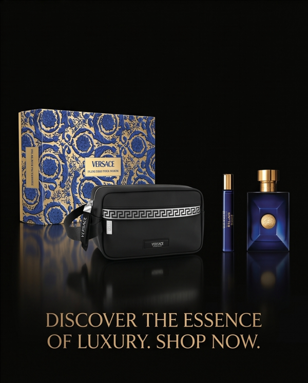 VERSACE POUR HOMME EDT 100ML — 3 PIECE GIFT SET