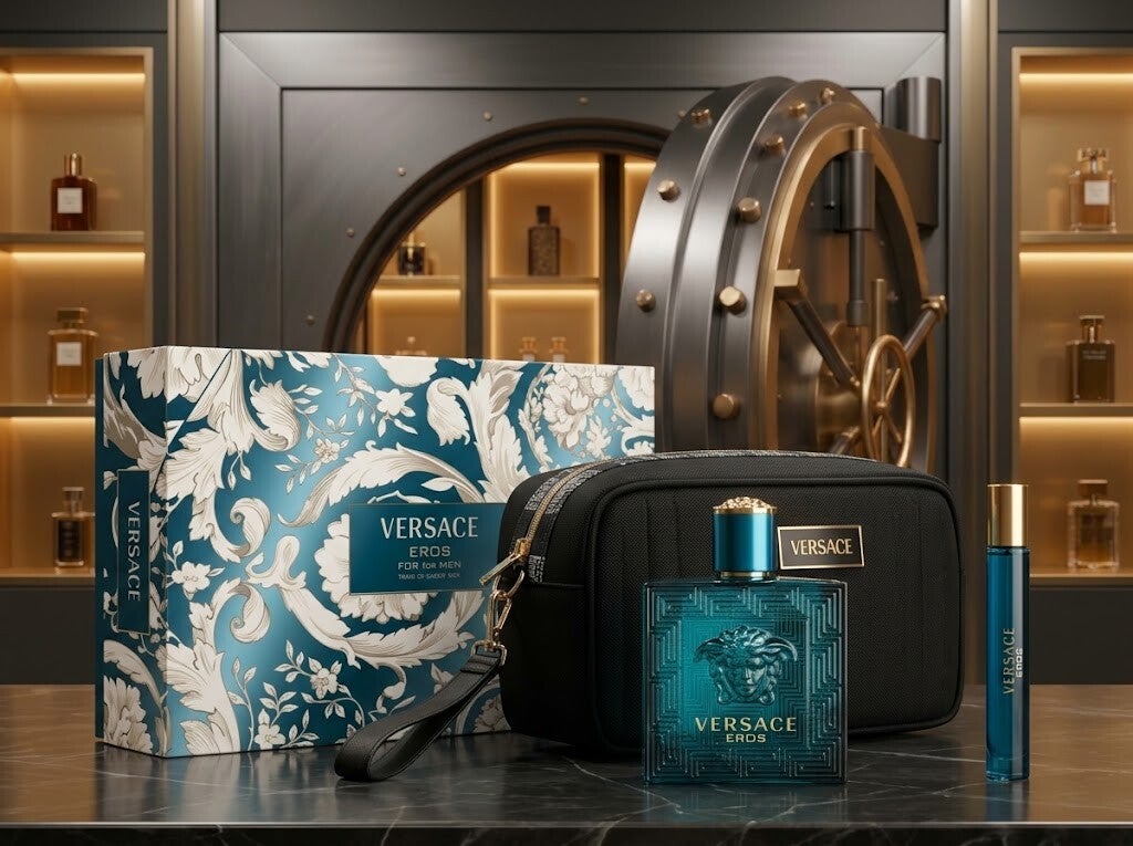 VERSACE EROS EDP 100ML — 3 PIECE GIFT SET