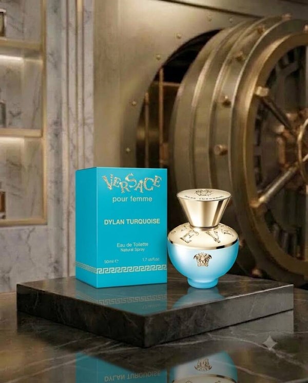 VERSACE DYLAN TURQUOISE POUR FEMME