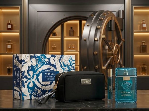 VERSACE EAU FRAÎCHE EXTREME EDP 100ML — 3 PIECE GIFT SET