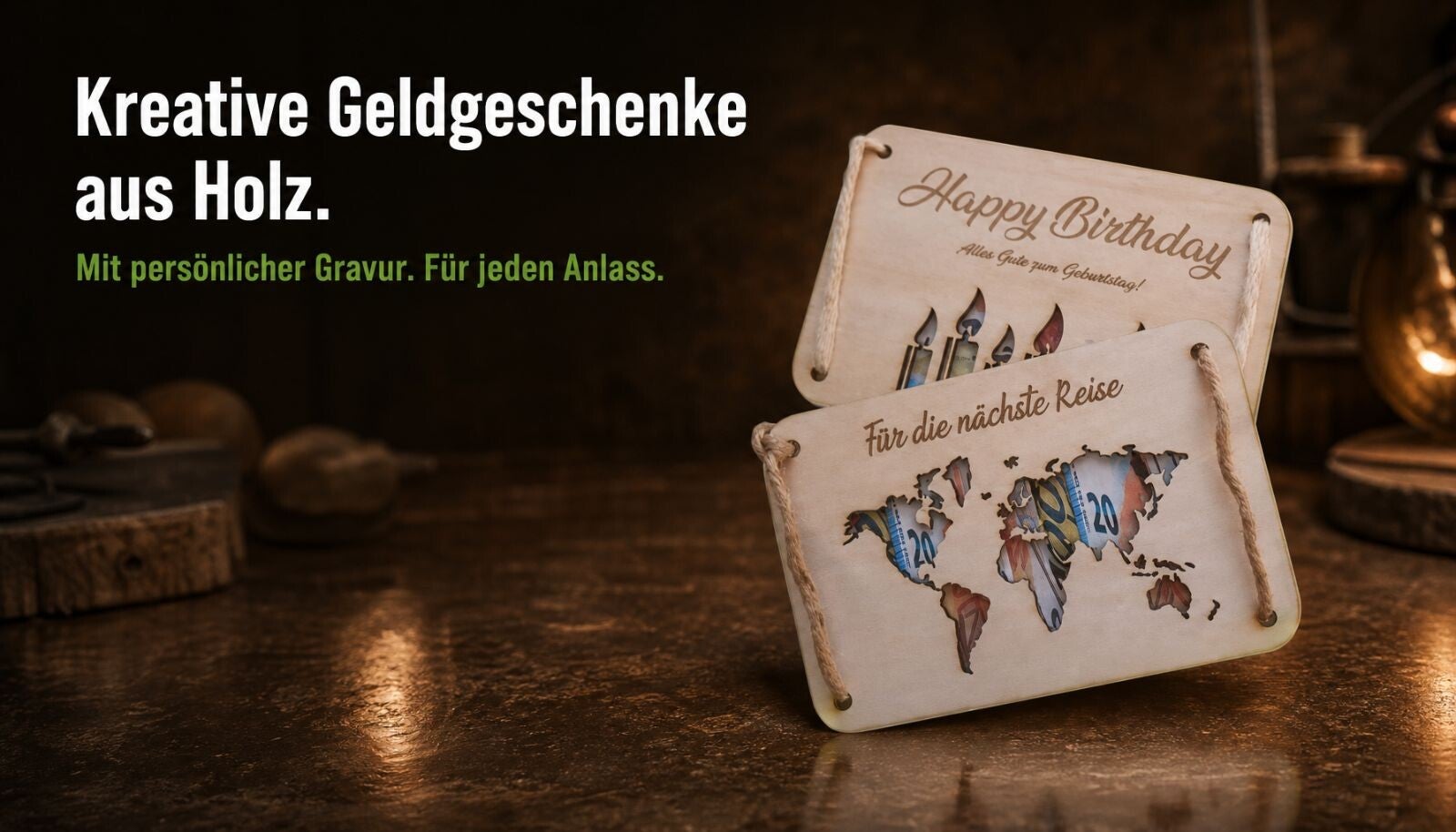 Geschenk Gutscheine