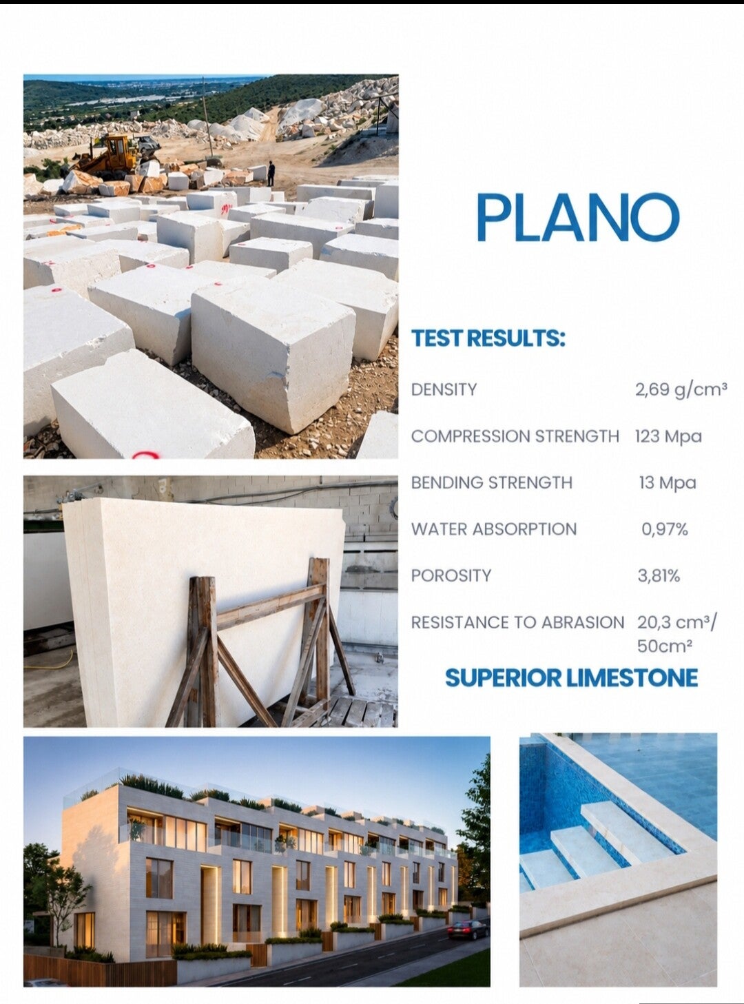 BRAČSTONE PLANO Kalkstein