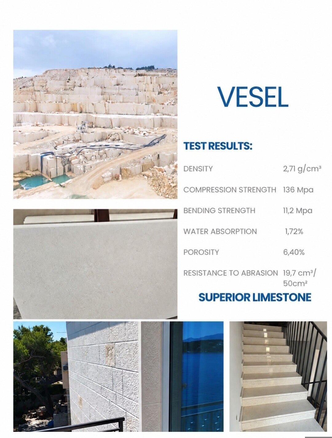 Bračstone VESEL Naturstein aus Kroatien