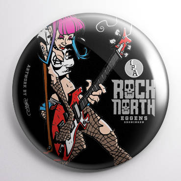 Eggens bier Groningen door Dimitri Jansma 37 mm button.