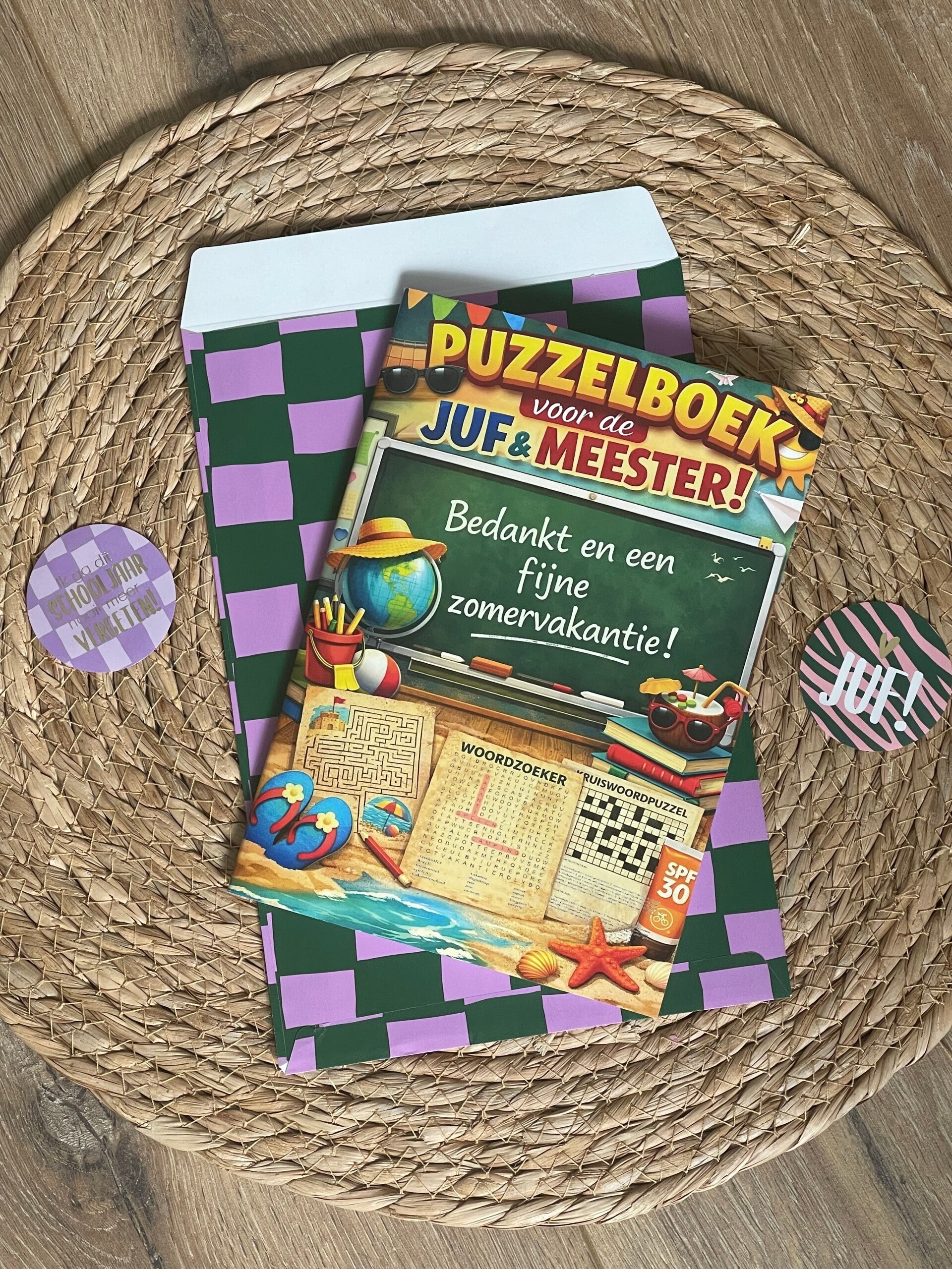 Het juf en meester puzzelboek