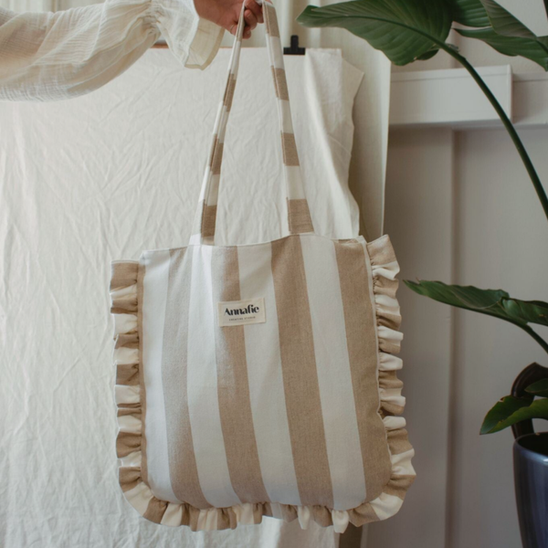Ruffle tas | strepen