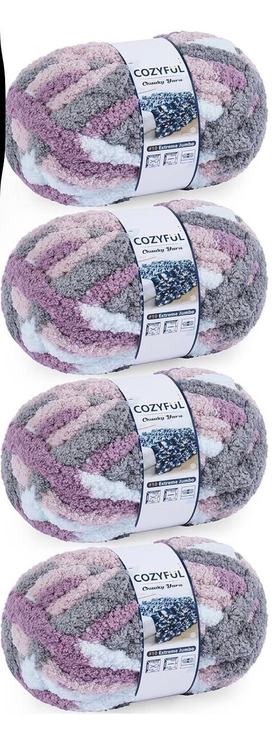 Purple-Grey-White