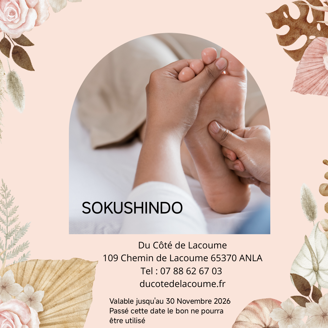 Bon Cadeau Massage Japonais du Pied