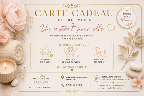 Bon Cadeau spécial Fête des Mères