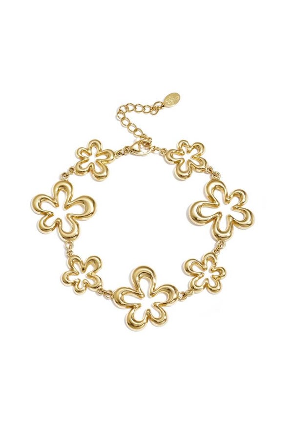 Armband Speelse Bloemen