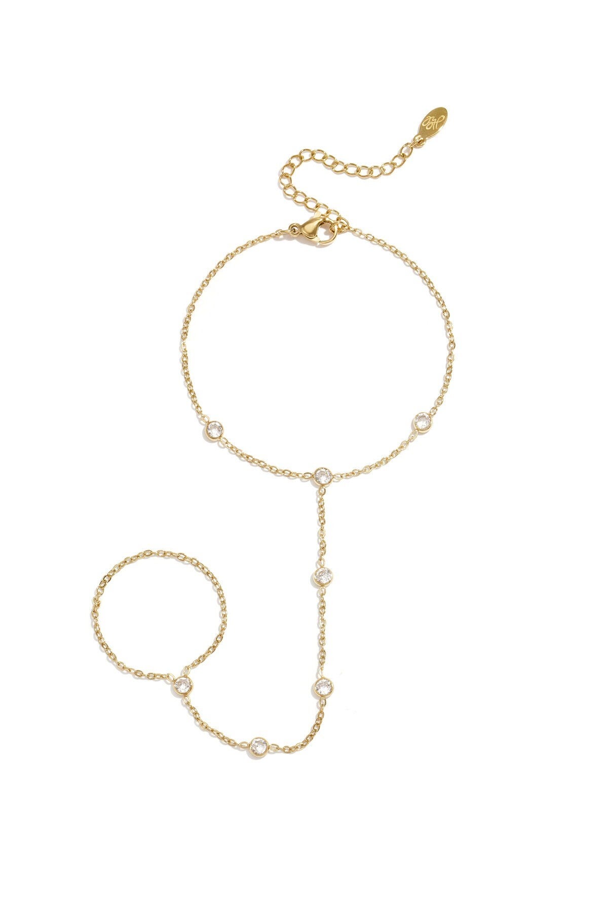 Handchain ronde steentjes