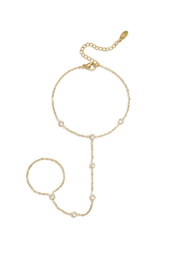 Handchain ronde steentjes