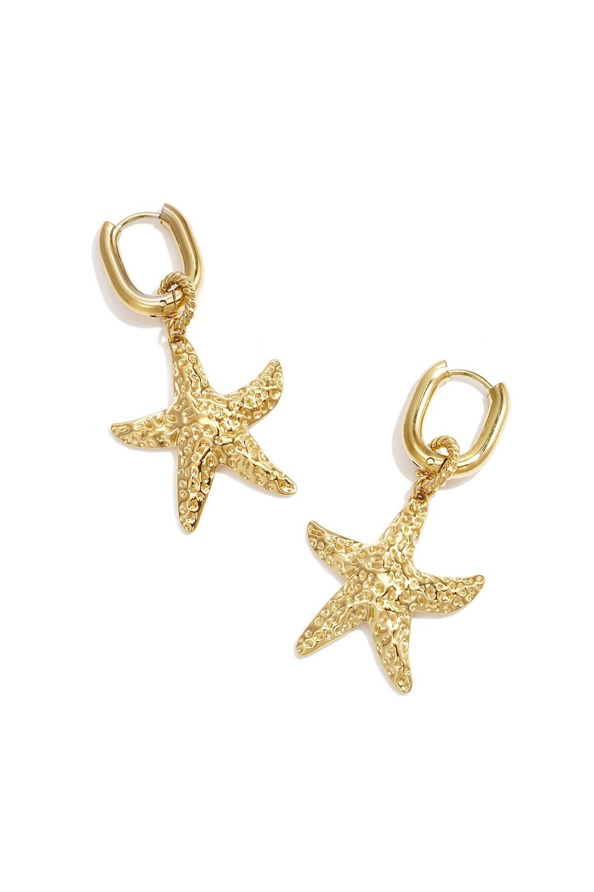 Oorbellen zeester hanger