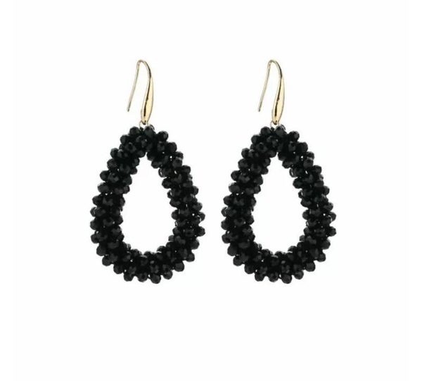 Oorbellen Ibiza Zwart