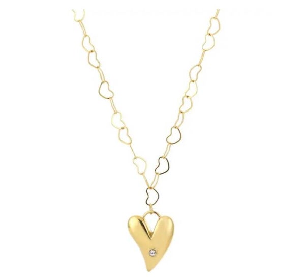 Ketting Diamant Hart