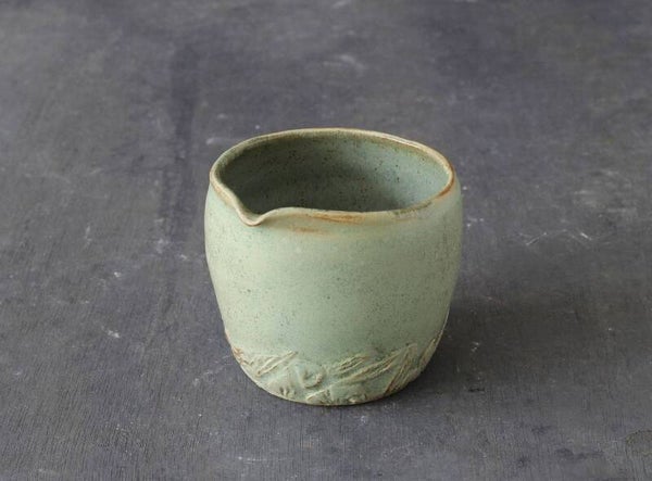 Handmade Irish Ceramic Small Milk Jug - Burren Design  - Stonewall