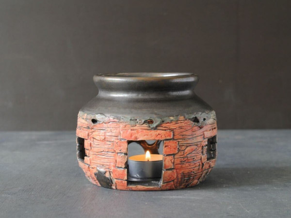 Essential Oil Burner - Irish Cottage - Milk Can