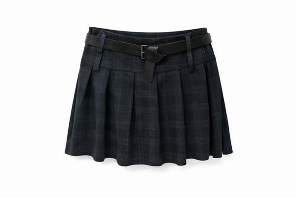 GONNA PLISSETTATA A QUADRI