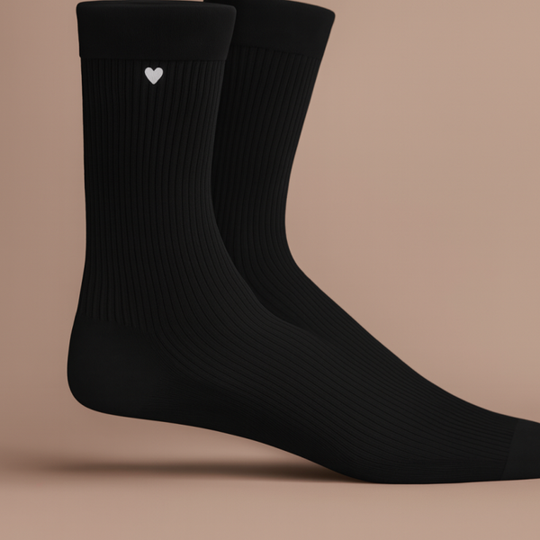 CALZINO LOVE FILLED CUORE BIANCO