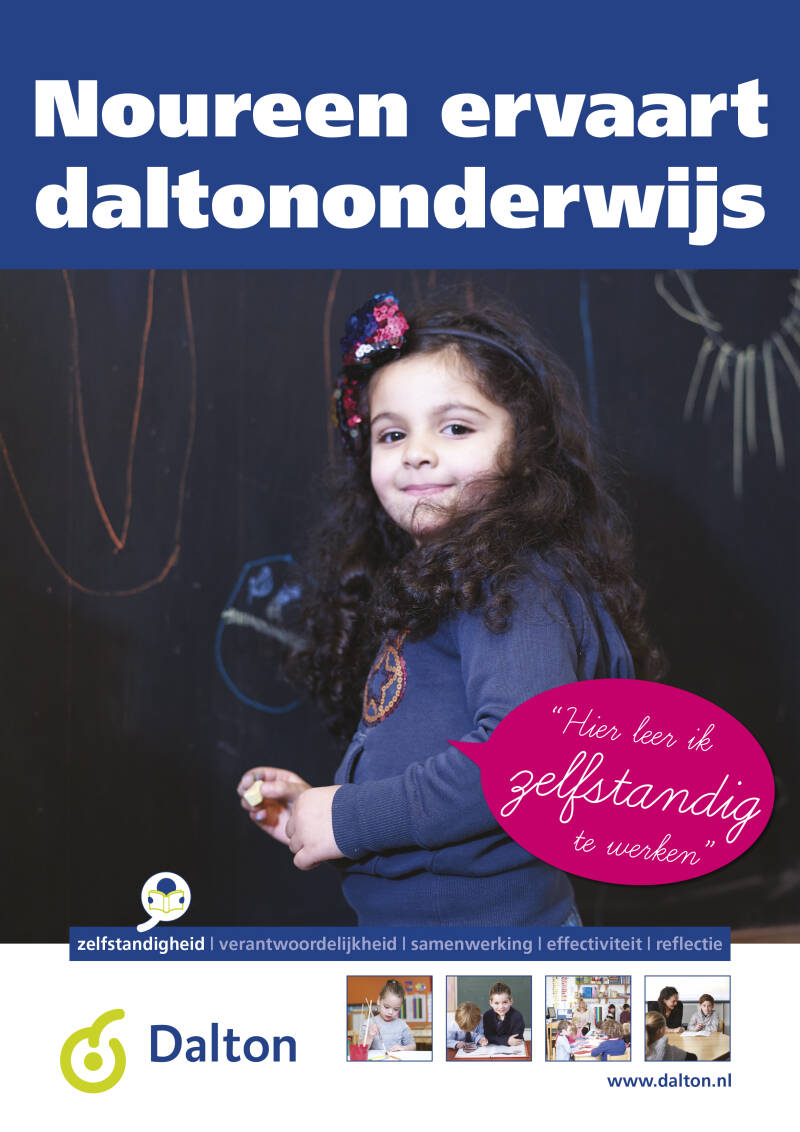 Grafisch ontwerp poster voor Nederlandse Dalton Vereniging