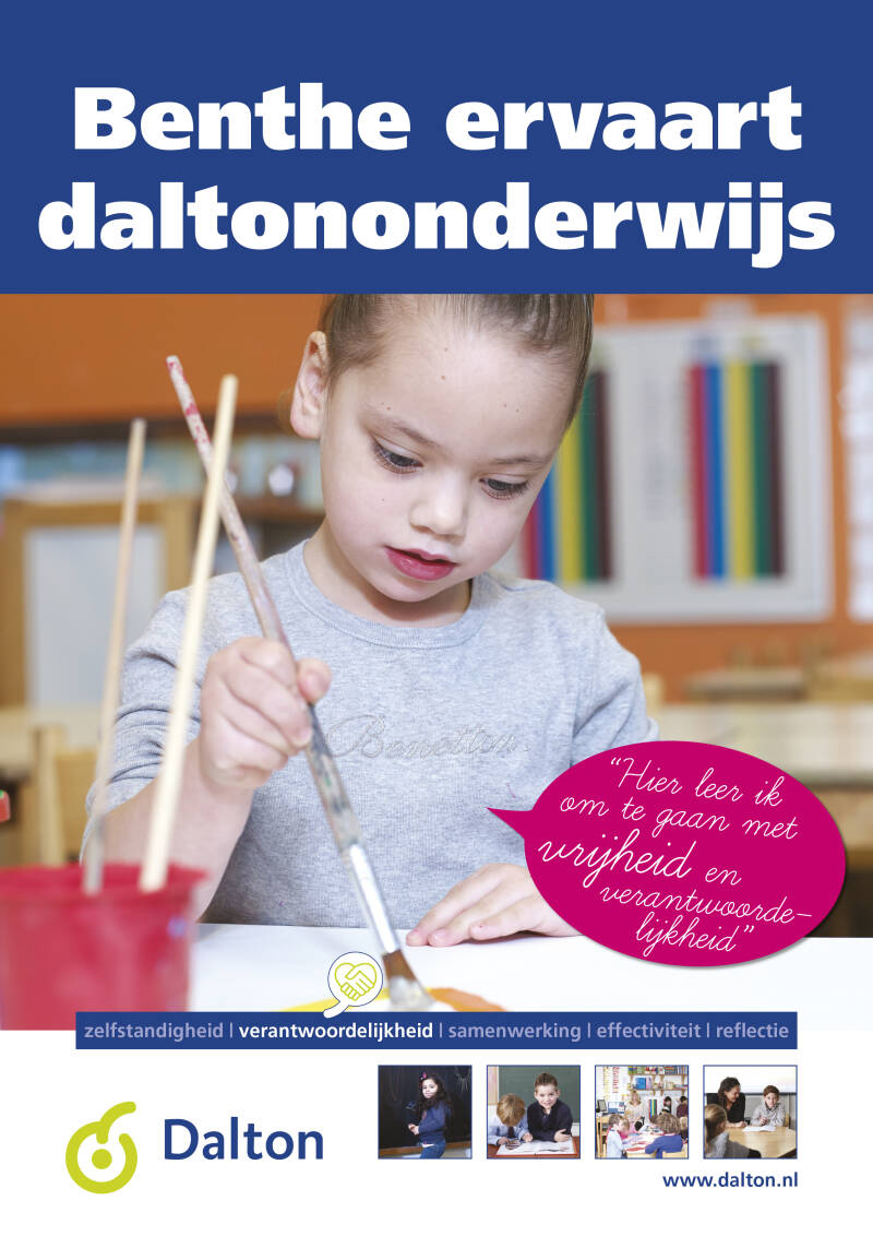 Grafisch ontwerp poster voor Nederlandse Dalton Vereniging