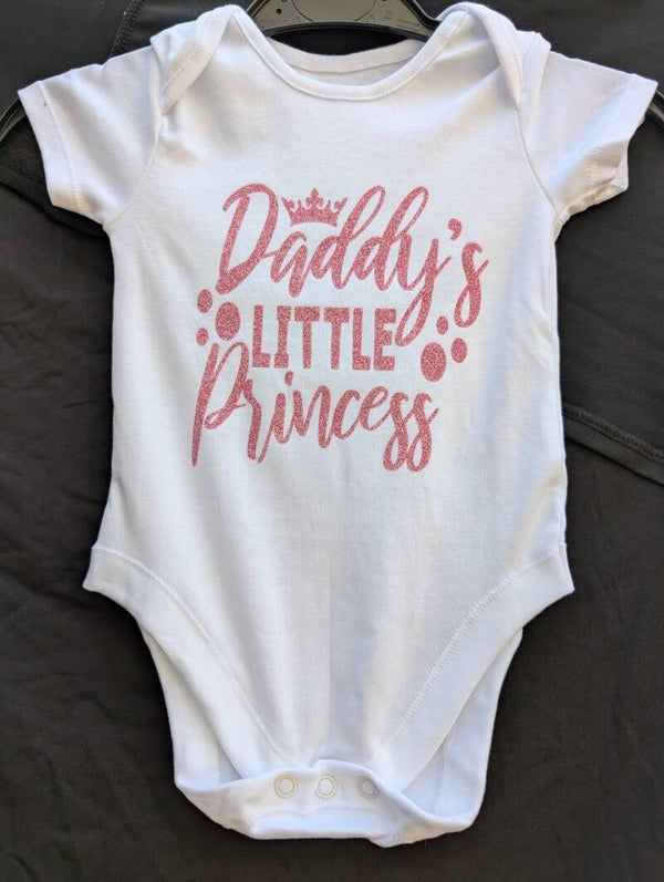 Baby Daddy's Little Princess vest design