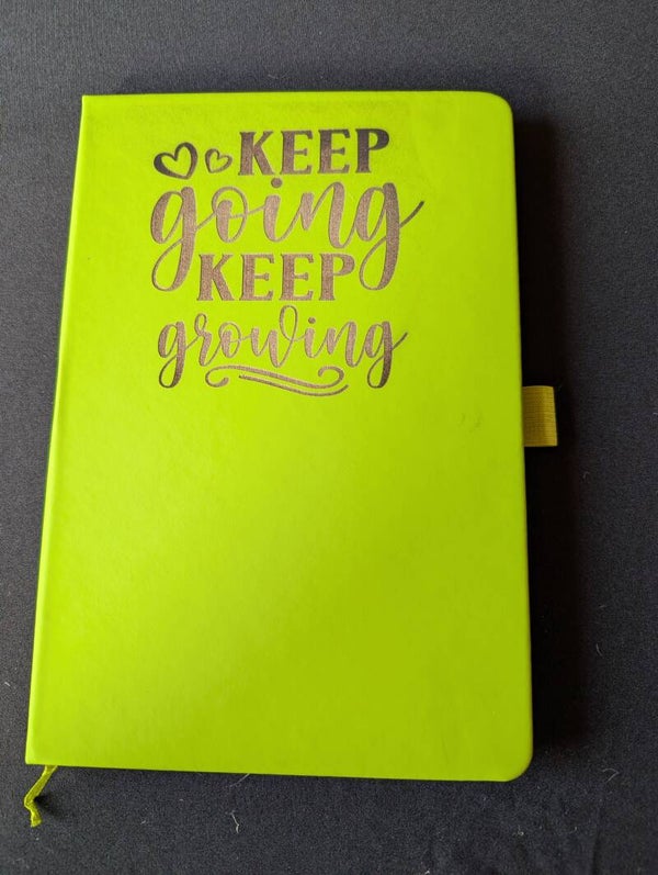Laser Engraved Personalised PU Leather Notebook
