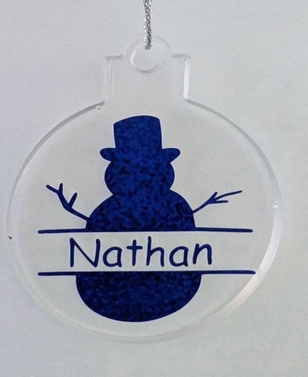 Snowman resin Christmas Tree ornament