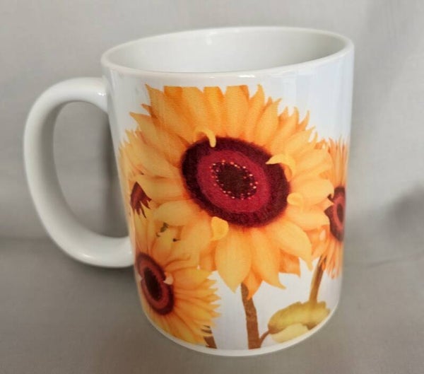 Sunflower mug designs