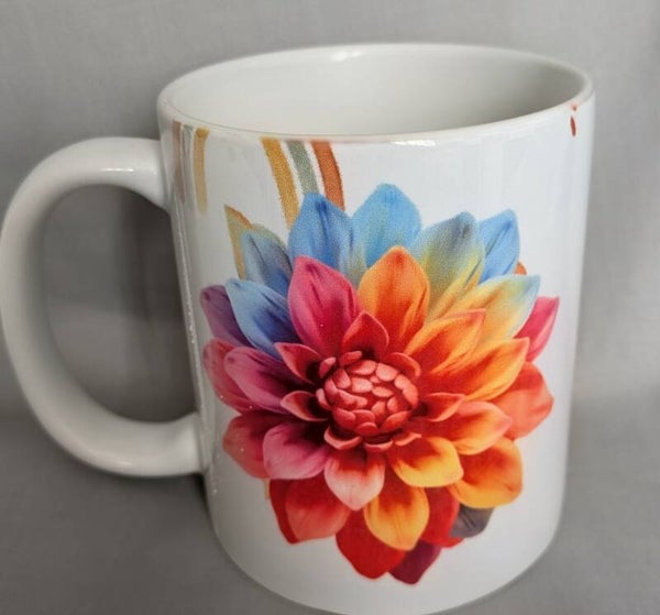 Rainbow colours mug designs