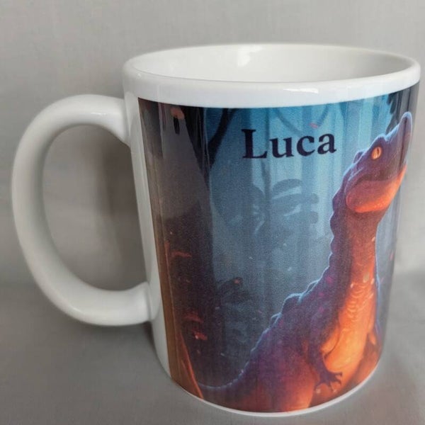 Dinosaur mug designs