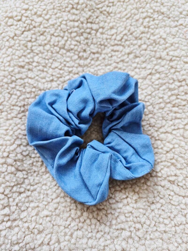Scrunchie dark denim