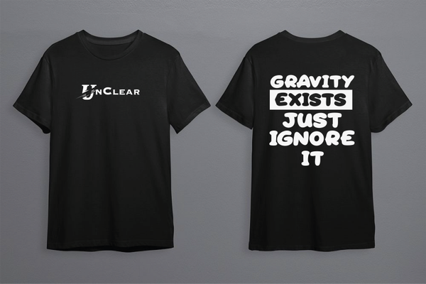 Gravity Exists T-shirt - Black