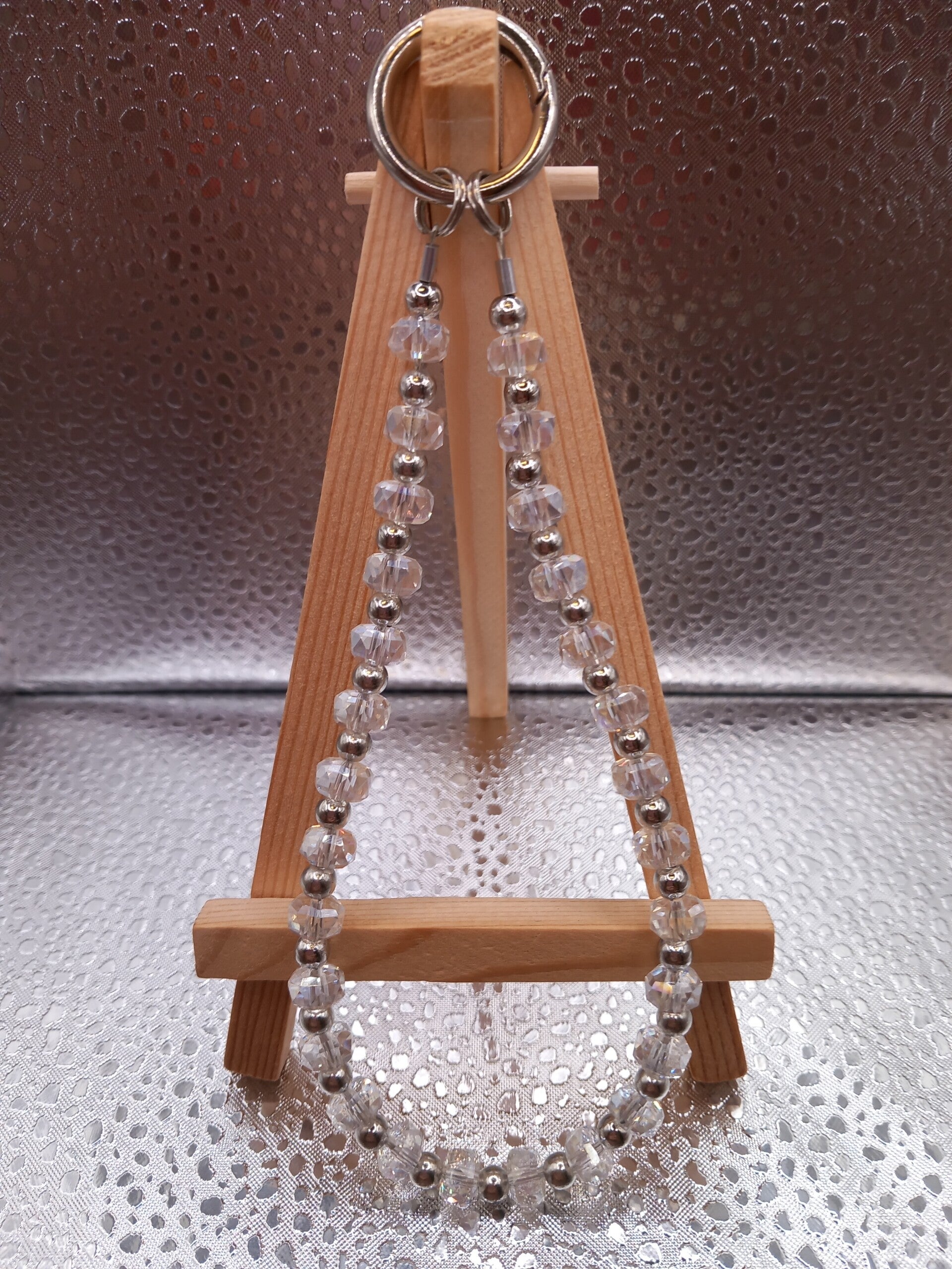 ✨ Sprankelende kristallen telefoonkoord